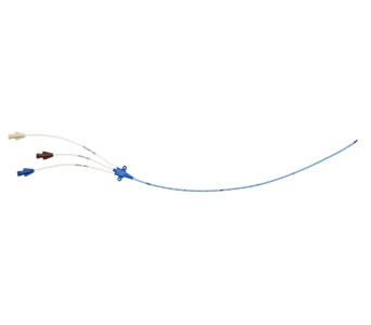 Catheter TMTT Arrow 3 nhánh, có phủ thuốc, 7F 16/20cm, kim Raulerson